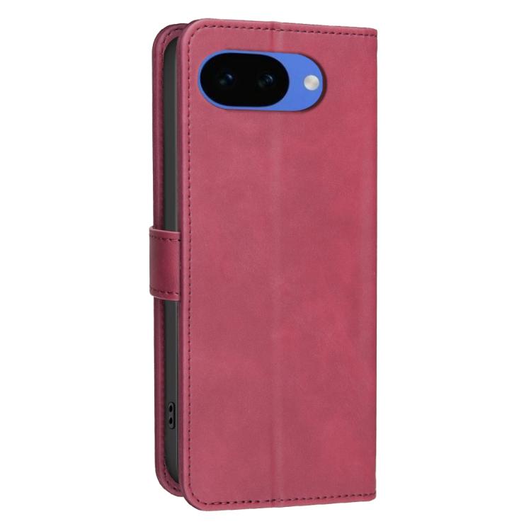 For Google Pixel 10a Solid Color Calfskin Texture RFID Vegan Leather Phone Case