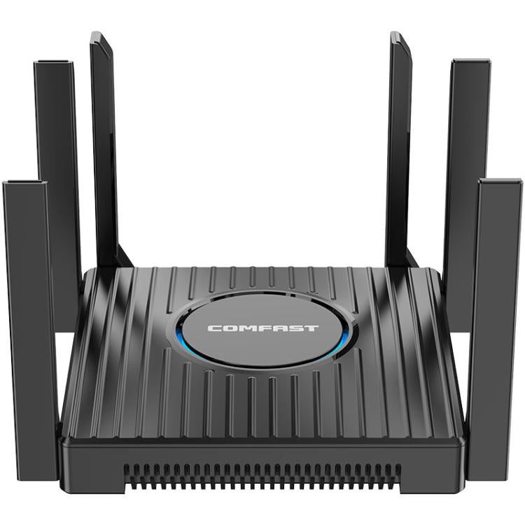 COMFAST CF-WR673BE WiFi 7 Gigabit Dual-Band 2700M Gaming Wireless Router, Plug:US Plug - Black