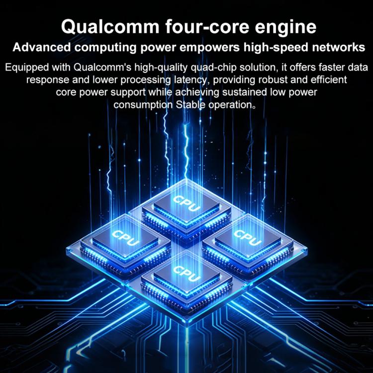 COMFAST CF-WR673BE WiFi 7 Gigabit Dual-Band 2700M Gaming Wireless Router, Plug:US Plug - Black