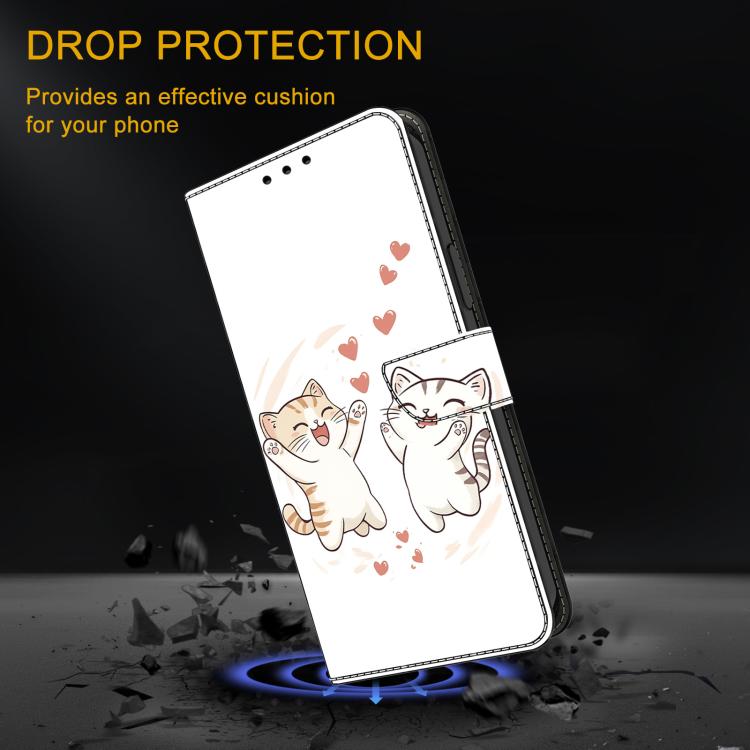 For iPhone 17 Crystal-Like Painted Vegan Leather Phone Case