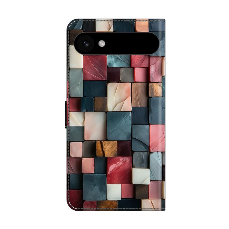 For iPhone Air Crystal-Like Painted Vegan Leather Phone Case