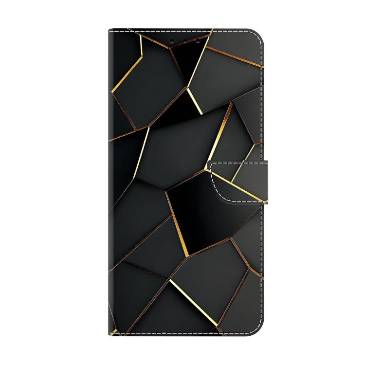 For iPhone Air Crystal-Like Painted Vegan Leather Phone Case
