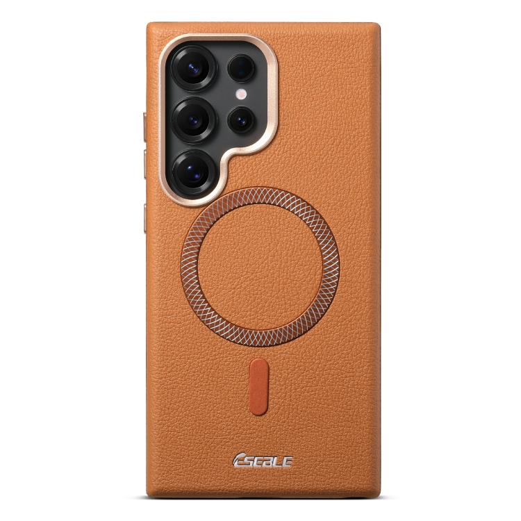 For Samsung Galaxy S26 5G ESEBLE L2 Litchi Texture Metal Lens Magnetic Phone Case