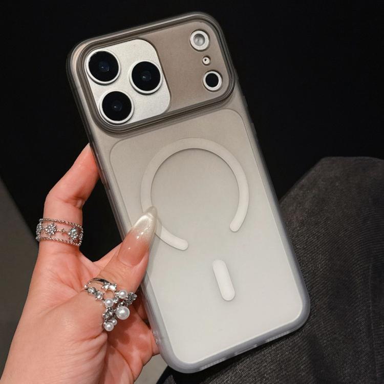 For iPhone 17 Pro Frosted Gradient TPU Magnetic Phone Case