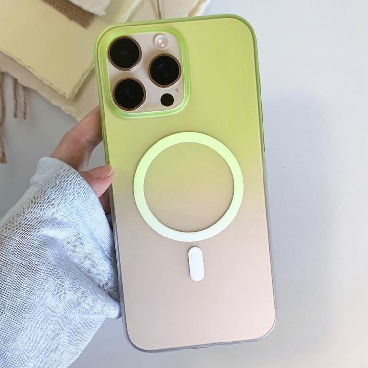 For iPhone 16 Pro Max Frosted Gradient TPU Magnetic Phone Case