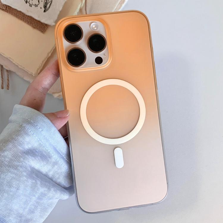 For iPhone 16 Pro Frosted Gradient TPU Magnetic Phone Case