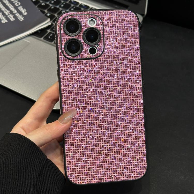 For iPhone 14 Pro Max Acrylic Rhinestone Full Coverage Phone Case
