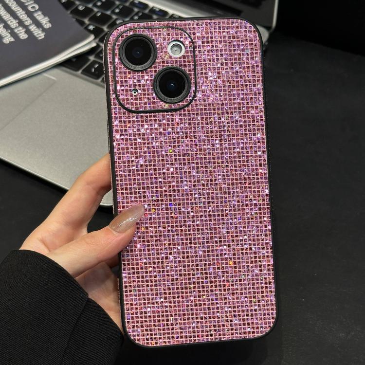 For iPhone 13 Acrylic Rhinestone Full Coverage Phone Case