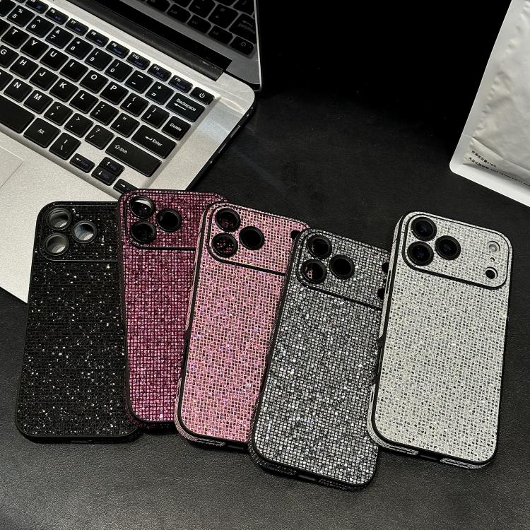 For iPhone 14 Pro Acrylic Rhinestone Full Coverage Phone Case