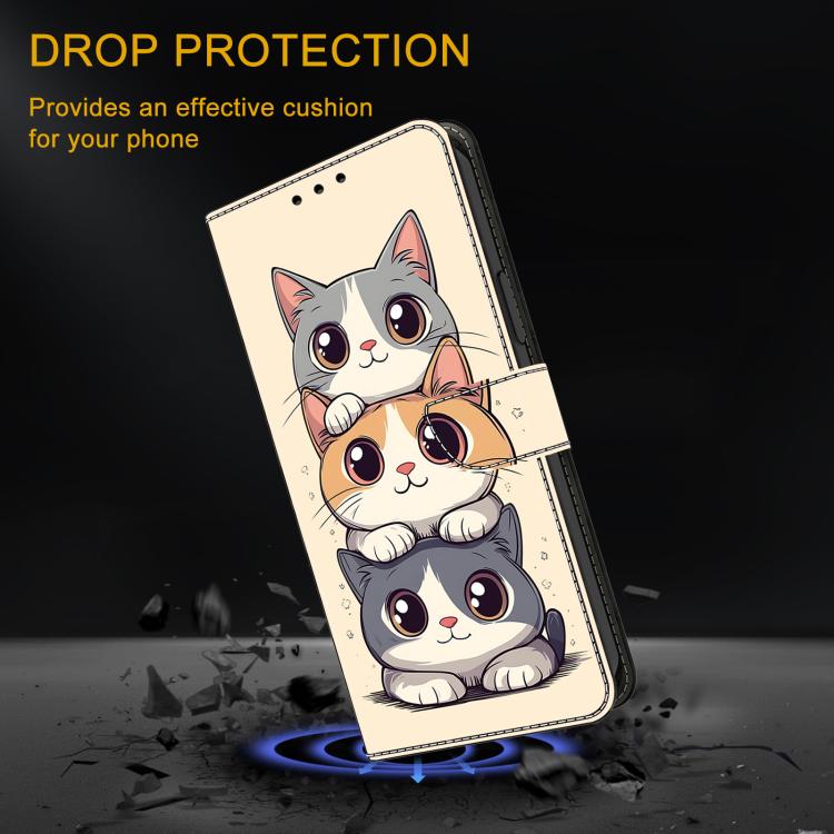 For Google Pixel 10 Pro XL Crystal-Like Painted Vegan Leather Phone Case
