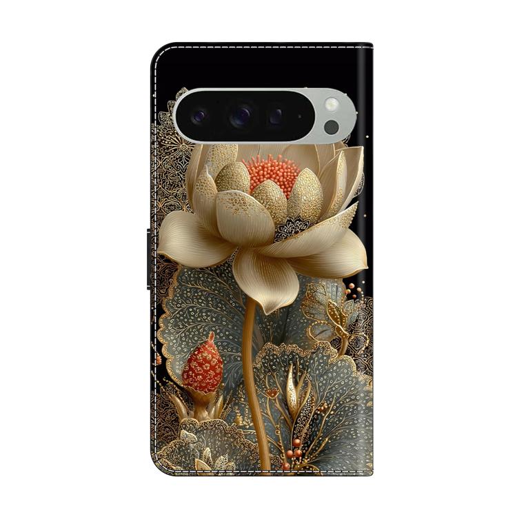 For Google Pixel 10 Pro XL Crystal-Like Painted Vegan Leather Phone Case