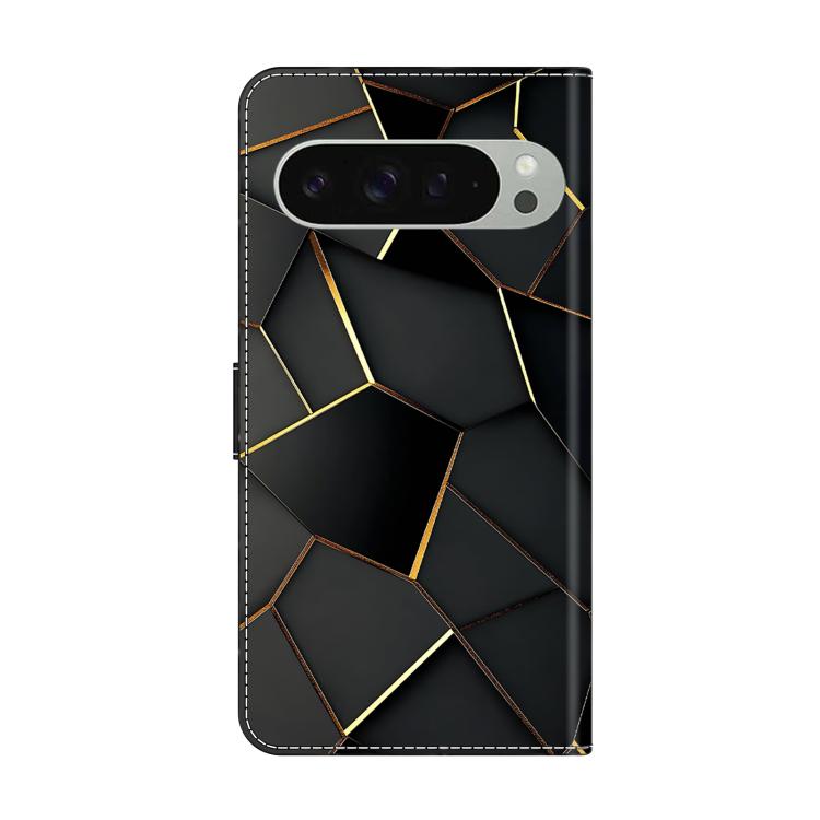 For Google Pixel 10 Pro XL Crystal-Like Painted Vegan Leather Phone Case
