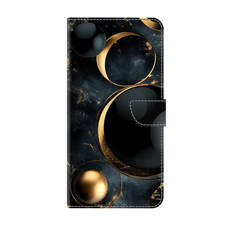 For Google Pixel 9 Crystal-Like Painted Vegan Leather Phone Case