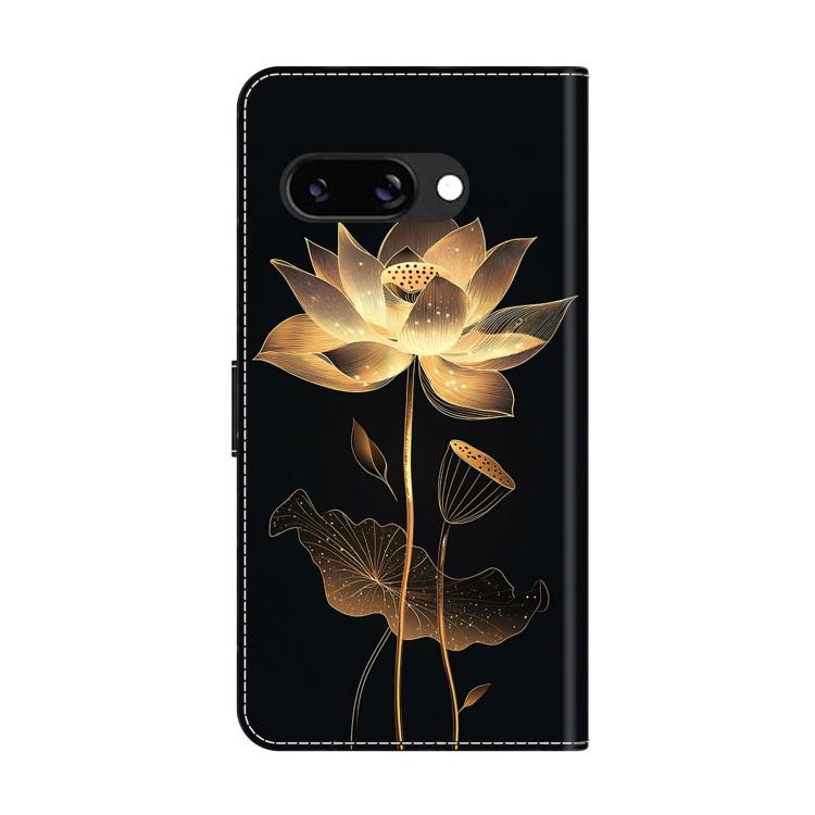 For Google Pixel 9a Crystal-Like Painted Vegan Leather Phone Case