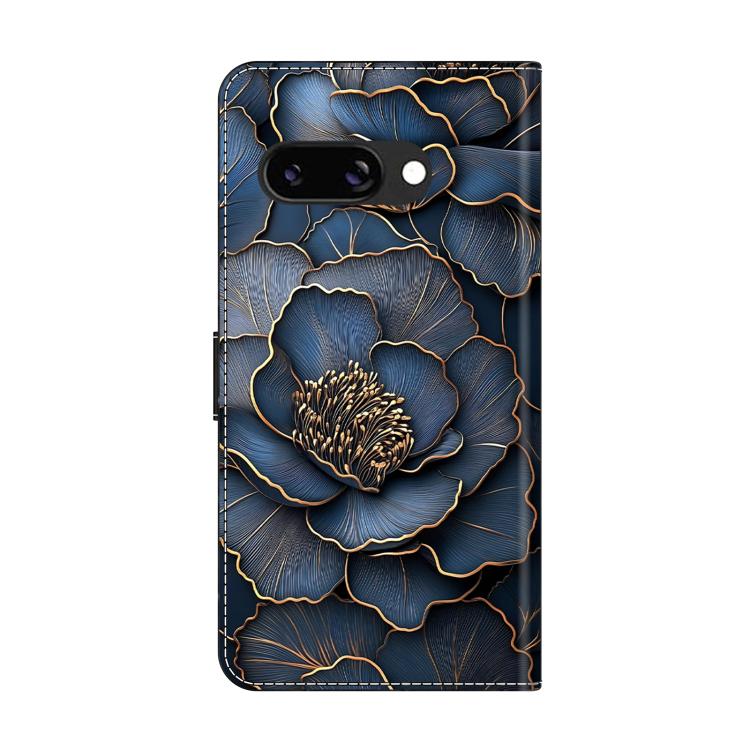 For Google Pixel 9a Crystal-Like Painted Vegan Leather Phone Case