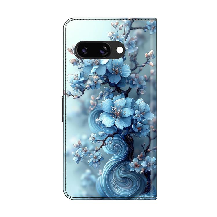 For Google Pixel 9a Crystal-Like Painted Vegan Leather Phone Case