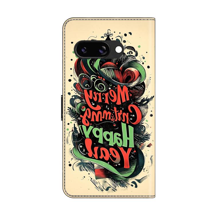 For Google Pixel 9a Crystal-Like Painted Vegan Leather Phone Case