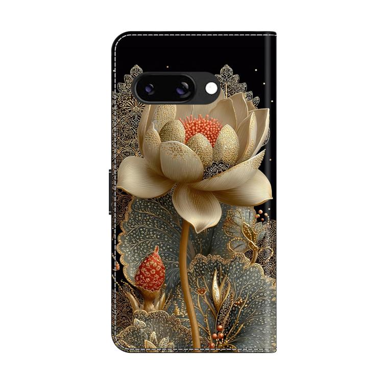 For Google Pixel 9a Crystal-Like Painted Vegan Leather Phone Case