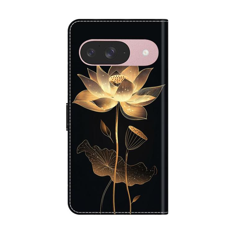 For Google Pixel 10 Crystal-Like Painted Vegan Leather Phone Case