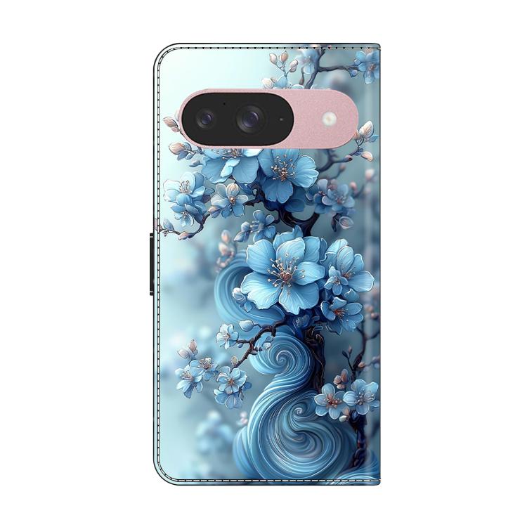 For Google Pixel 10 Crystal-Like Painted Vegan Leather Phone Case