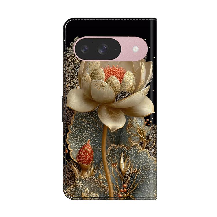 For Google Pixel 10 Crystal-Like Painted Vegan Leather Phone Case