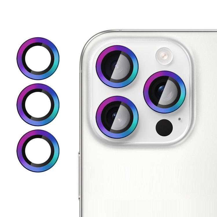 For iPhone 14 Pro / 14 Pro Max Kalebol No Flicker Ultra-Thin Individual Camera Lens Tempered Glass Film