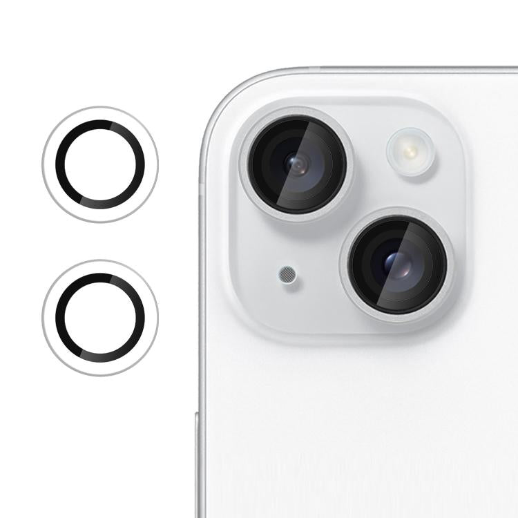 For iPhone 13 / 13 mini Kalebol No Flicker Ultra-Thin Individual Camera Lens Tempered Glass Film