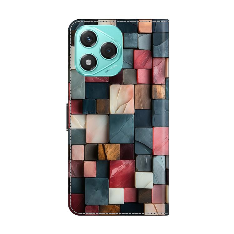 For Honor 400 Lite Global Crystal-Like Painted Vegan Leather Phone Case