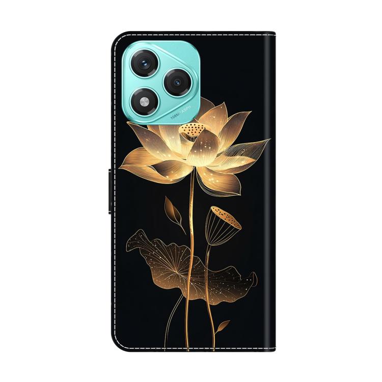 For Honor 400 Lite Global Crystal-Like Painted Vegan Leather Phone Case