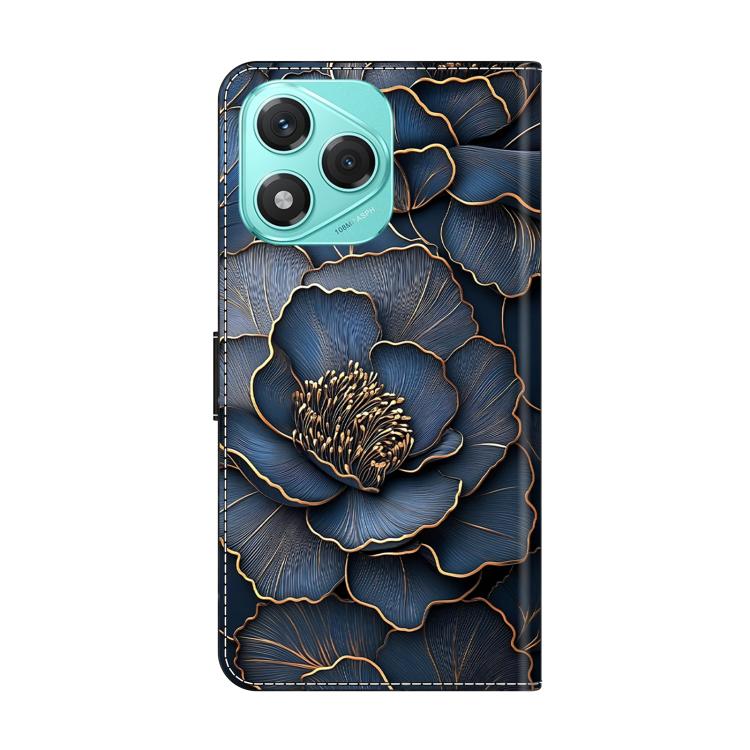 For Honor 400 Lite Global Crystal-Like Painted Vegan Leather Phone Case