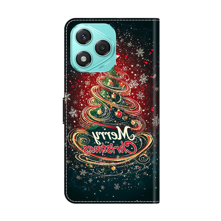 For Honor 400 Lite Global Crystal-Like Painted Vegan Leather Phone Case