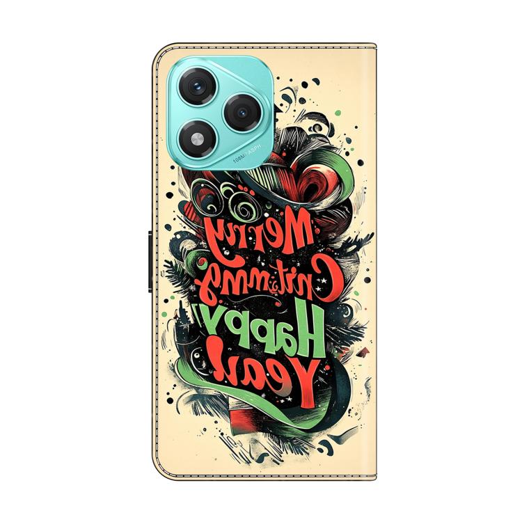 For Honor 400 Lite Global Crystal-Like Painted Vegan Leather Phone Case