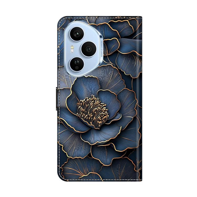 For Honor 400 Pro Global 160.8mm Crystal-Like Painted Vegan Leather Phone Case
