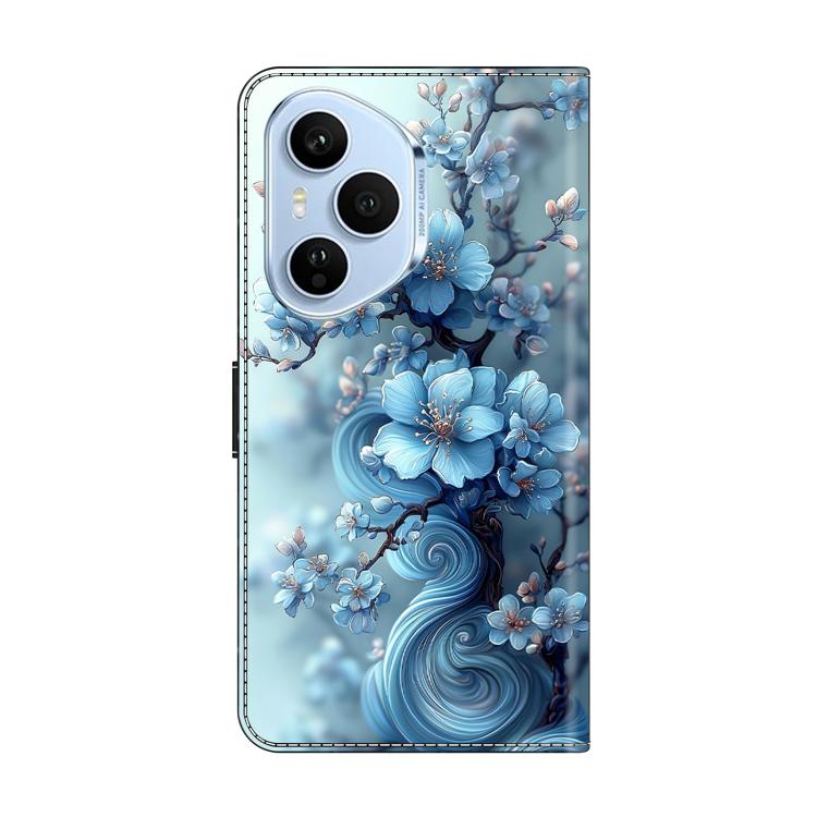 For Honor 400 Pro Global 160.8mm Crystal-Like Painted Vegan Leather Phone Case