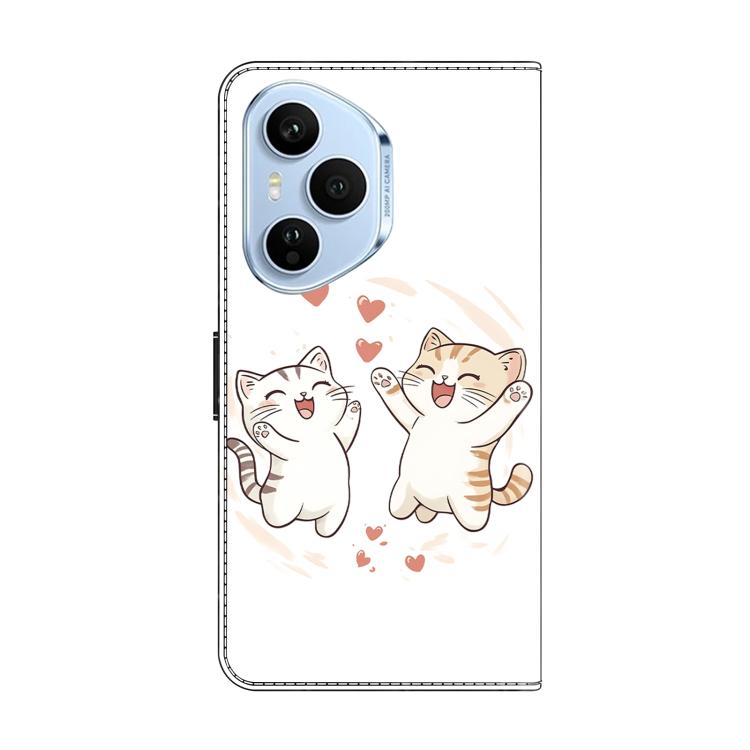 For Honor 400 Pro Global 160.8mm Crystal-Like Painted Vegan Leather Phone Case