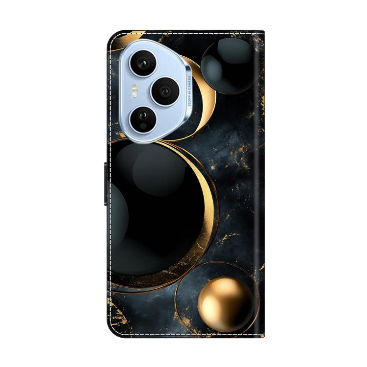 For Honor 400 Pro Global 160.8mm Crystal-Like Painted Vegan Leather Phone Case