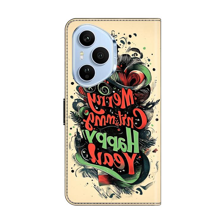 For Honor 400 Pro Global 160.8mm Crystal-Like Painted Vegan Leather Phone Case