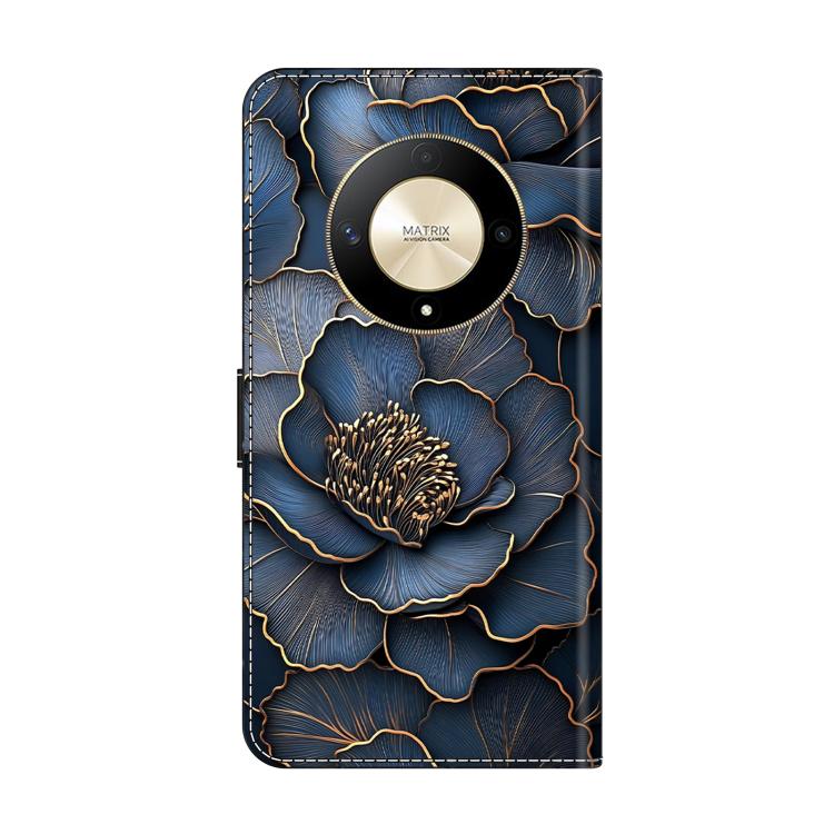 For Honor Magic6 Lite Crystal-Like Painted Vegan Leather Phone Case