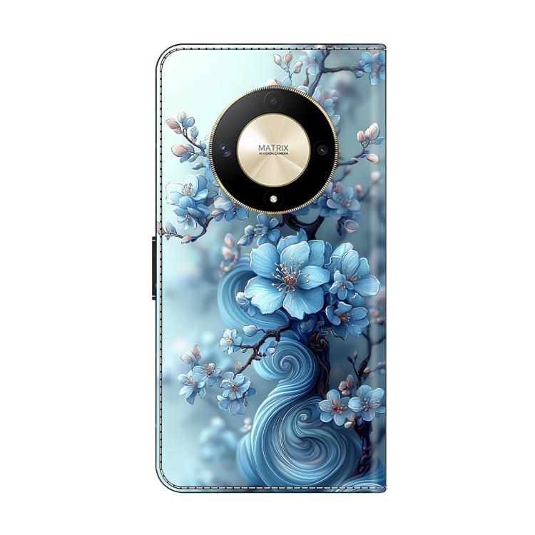 For Honor Magic6 Lite Crystal-Like Painted Vegan Leather Phone Case