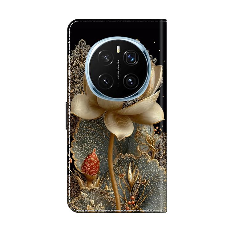 For Honor Magic7 Pro Crystal-Like Painted Vegan Leather Phone Case