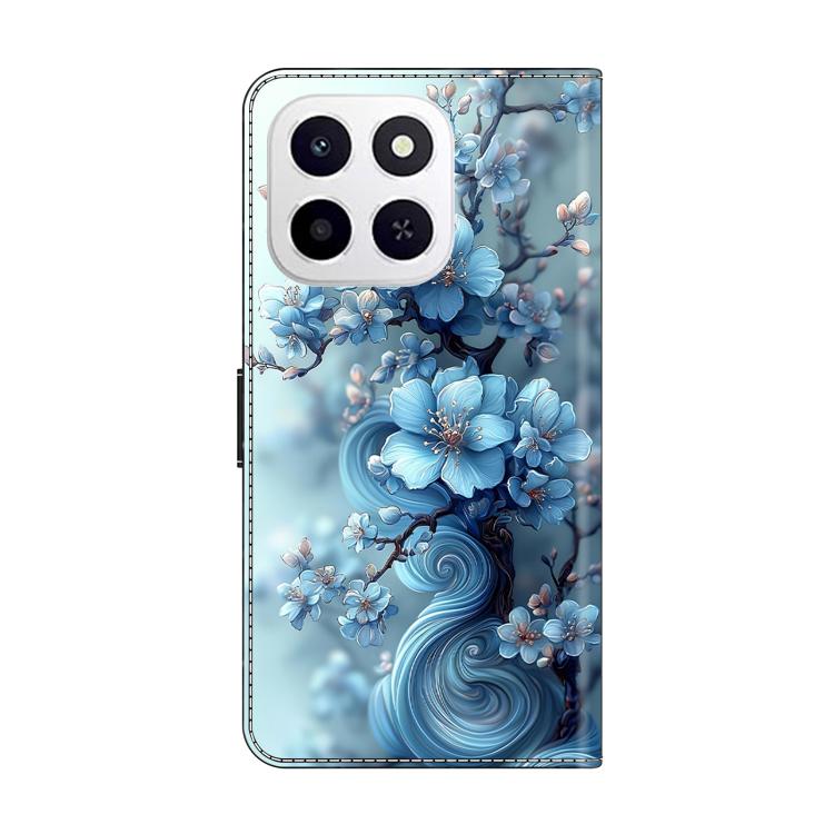 For Honor X6c 4G Crystal-Like Painted Vegan Leather Phone Case
