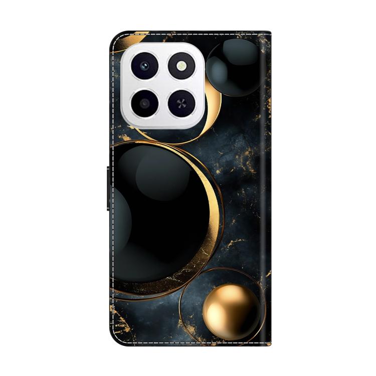 For Honor X6c 4G Crystal-Like Painted Vegan Leather Phone Case