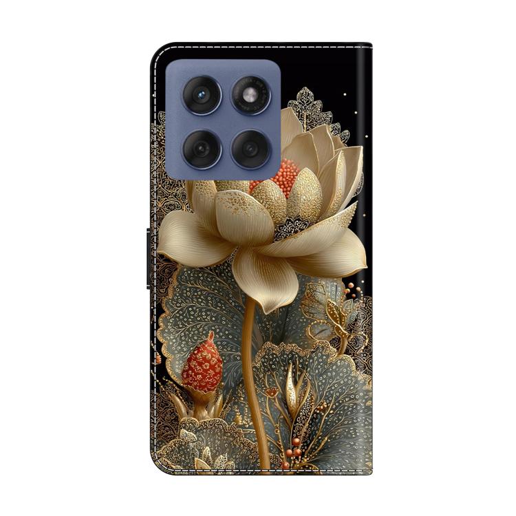 For Motorola Edge 60 Fusion / Edge 60 Crystal-Like Painted Vegan Leather Phone Case