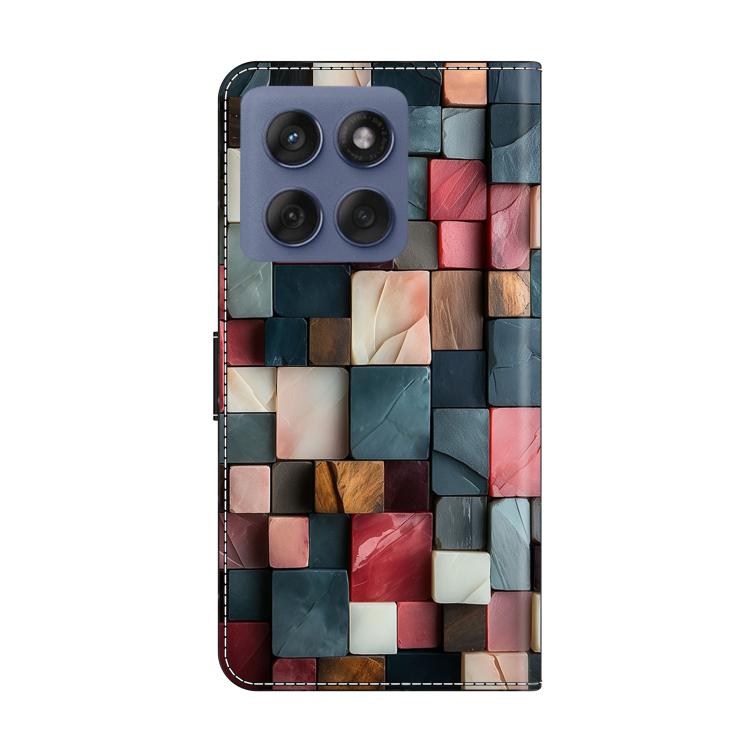 For Motorola Edge 60 Pro Crystal-Like Painted Vegan Leather Phone Case