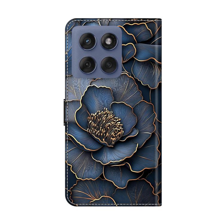 For Motorola Edge 60 Pro Crystal-Like Painted Vegan Leather Phone Case