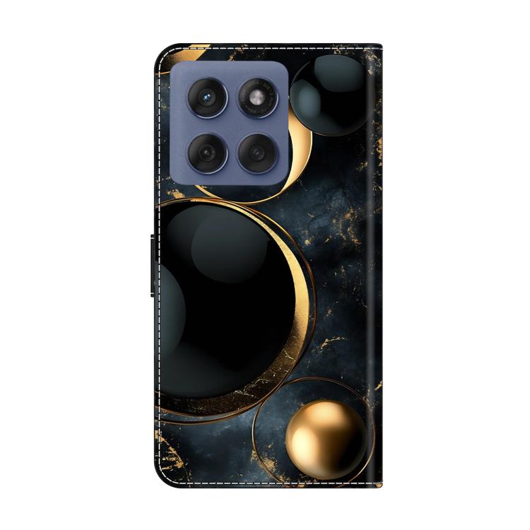 For Motorola Edge 60 Pro Crystal-Like Painted Vegan Leather Phone Case