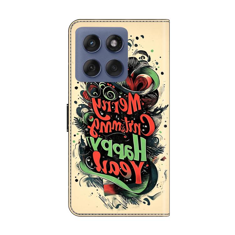 For Motorola Edge 60 Pro Crystal-Like Painted Vegan Leather Phone Case
