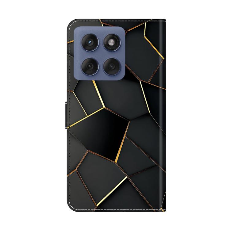 For Motorola Edge 60 Pro Crystal-Like Painted Vegan Leather Phone Case
