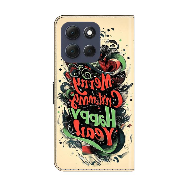 For Motorola Moto G86 5G Crystal-Like Painted Vegan Leather Phone Case