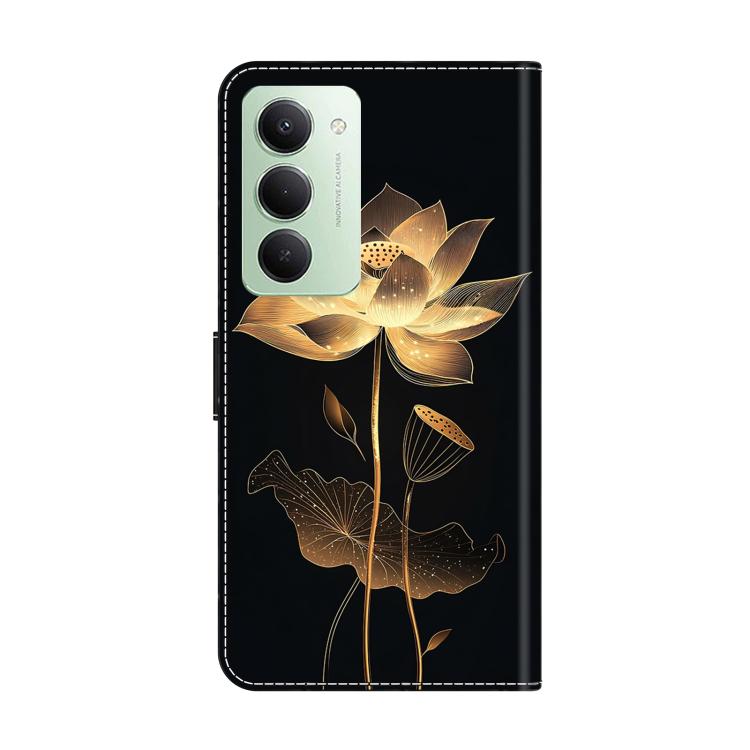 For Redmi 15 5G Global / 4G SEA 169.5mm Crystal-Like Painted Vegan Leather Phone Case